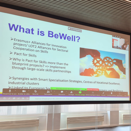 Blueprint alliance for a future health workforce strategy on digital and green skills – the BeWell project kicks off