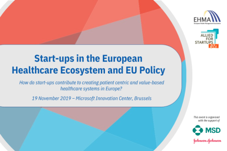 Start-ups in the European healthcare ecosystem and EU policy